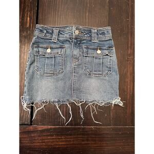 Art class girls denim mini skirt Size S 6/7
